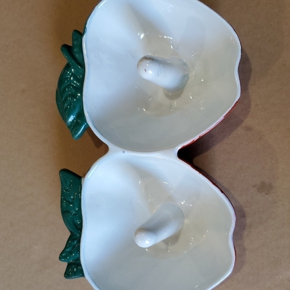 Enamel double  Apple baker . Unbranded